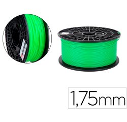 Filamento 3d colido pla luminoso 1,75 mm 1 kg verde