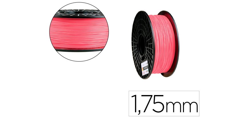Filamento 3d colido pla termocromico 1,75 mm 1 kg rosa