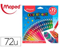Lapices de colores maped color peps star caja de 72 colores surtidos