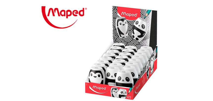Sacapuntas maped plastico shaker fancy 1 uso con deposito