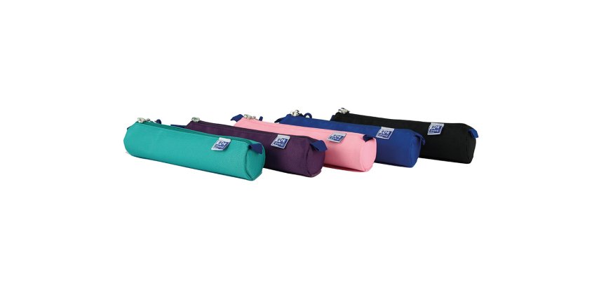 Bolso escolar oxford portatodo kangoo teens redondo pequeño colores surtidos 220x45x45 mm