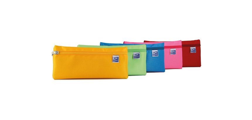 Bolso escolar portatodo oxford modelo kangoo kids plano grande colores surtidos 220x7x100 mm