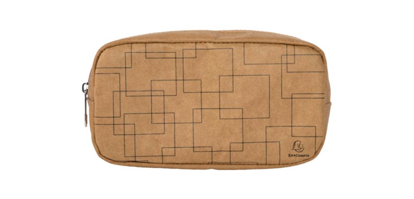 Bolso escolar exacompta eterneco cuero imitacion vegetal grande rectangular 105x75x205 mm