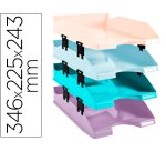 Set de 4 bandejas COMBO arlequín - Colores surtidos