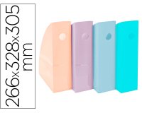 Revistero Exacompta Aquarel Mag-Cube set de 4 unidades colores pastel 266x328x305 mm
