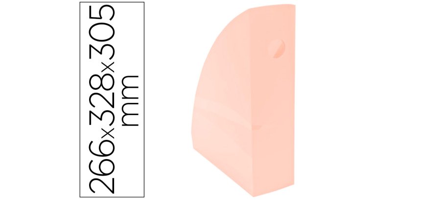 Revistero exacompta aquarel mag-cube color pastel 266x328x305 mm