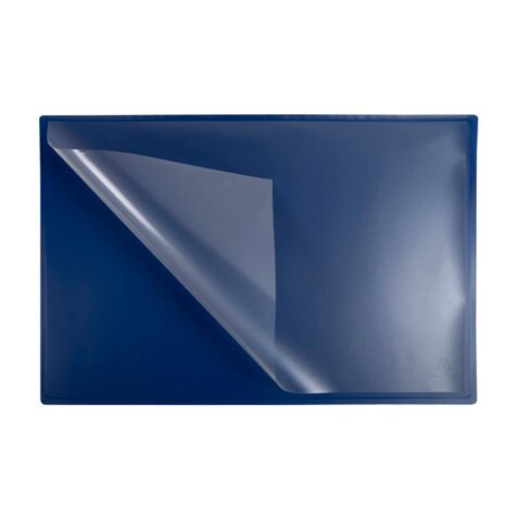 Vade sobremesa exacompta clean safe polipropileno azul 585x385 mm