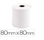 Rollo sumadora exacompta termico 80 mm x 80 mm 44 g/m2