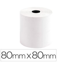 Rollo sumadora exacompta termico 80 mm x 80 mm 44 g/m2