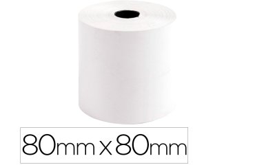 Rollo sumadora exacompta termico 80 mm x 80 mm 44 g/m2