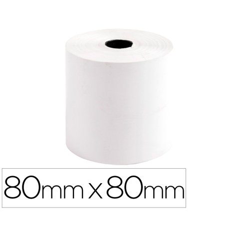 Rollo sumadora exacompta termico 80 mm x 80 mm 44 g/m2