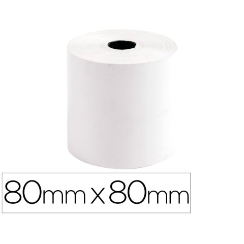 Rollo sumadora exacompta termico 80 mm x 80 mm 44 g/m2