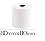 Rollo sumadora exacompta termico 80 mm x 80 mm 44 g/m2