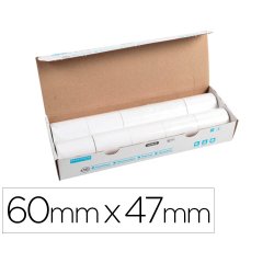 Papel térmico Exacompta 60 x Ø 47 x 12 mm 55g 25m 1 copia SBPA FSC 40902E con impresión en reverso FSC