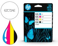 Toner hp 934/935 y 6zc72ae multi pack negro / cian / magenta / amarillo