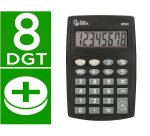 Calculadora liderpapel bolsillo xf01 8 digitos pilas color negro 99x64x9 mm