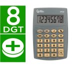 Calculadora liderpapel bolsillo xf03 8 digitos pilas color gris 99x64x9 mm