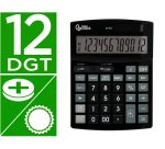 Calculadora liderpapel sobremesa xf29 12 digitos solar y pilas color negro 190x140x30 mm