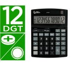 Calculadora liderpapel sobremesa xf30 12 digitos tasas solar y pilas color negro 190x140x30 mm