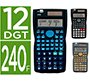 Calculadora liderpapel cientif ica xf35 240 funciones con tapa solar y pilas expositor de 10 unidades colores surtidos