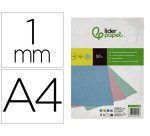 Cubiertas para encuadernar Liderpapel cartón A4 1 mm celeste - Paquete de 50 unidades