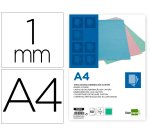 Cubiertas para encuadernar Liderpapel cartón A4 1 mm verde menta - Paquete de 50 unidades