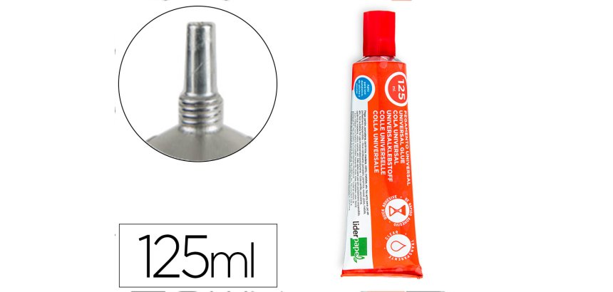 Pegamento liderpapel universal transparente 125 ml