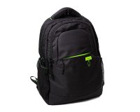 Mochila para portatil Q-connect 15,6" negra con asa 2 bolsillos exteriores 320x430x140 mm