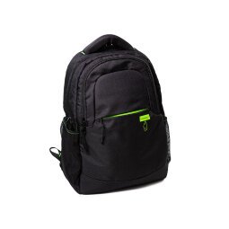 Mochila para portatil q-connect 15,6\" negra con asa 2 bolsillos exteriores 320x430x140 mm