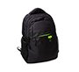 Mochila para portatil Q-connect 15,6" negra con asa 2 bolsillos exteriores 320x430x140 mm