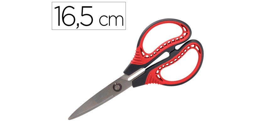 Tijera liderpapel titanio hoja curva 16,5 cm falicilidad corte y durabilidad incluye funda