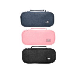 Estuche portatodo liderpapel ovalado con organizador interior pizarra y asa 1 cremallera surtidos