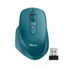 Raton trust ozaa optico inalambrico 2400dpi 6 botones usb 2.0 azul
