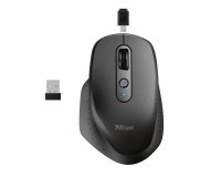 Raton trust ozaa optico inalambrico 2400dpi 6 botones usb 2.0 negro