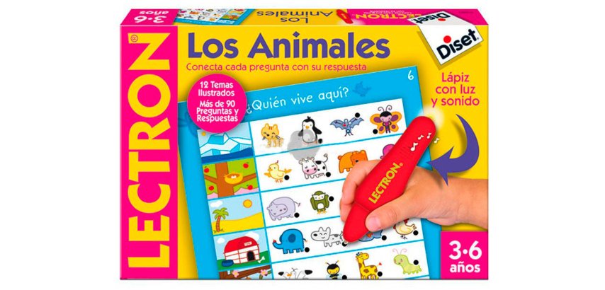 Juego diset didactico lectron lapiz los animales