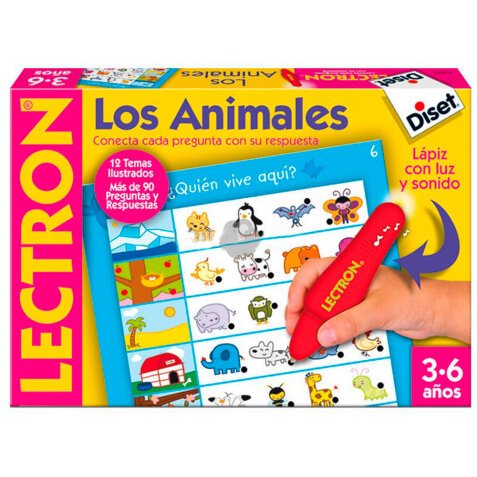 Juego diset didactico lectron lapiz los animales