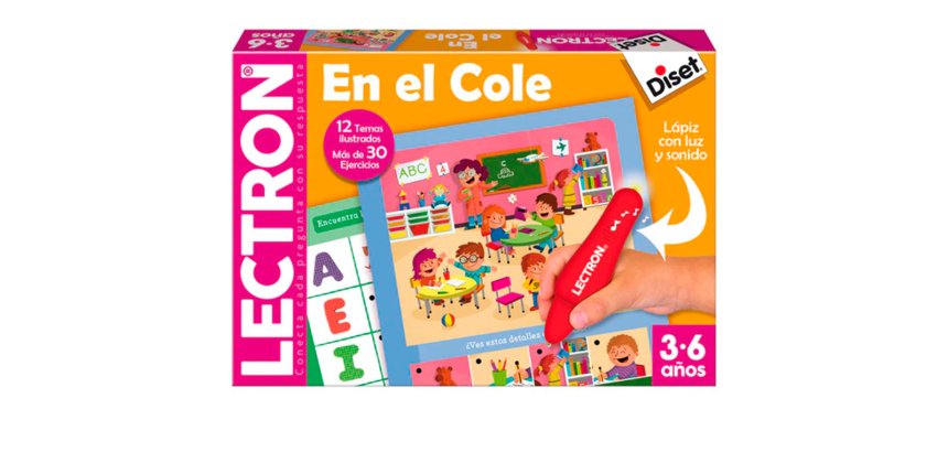 Juego diset didactico lectron en el cole
