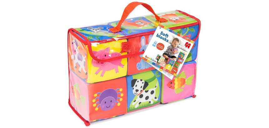 Juego diset de mesa bloques blanditos