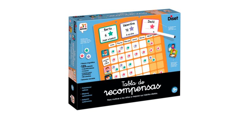 Juego diset de mesa tabla de recompensas