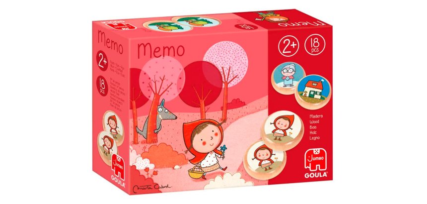 Juego goula didactico memo caperucita roja