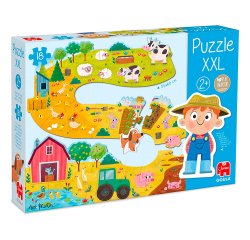 Puzle goula xxl granja 18 piezas