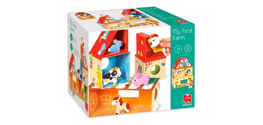 Juego goula didactico mi primera granja