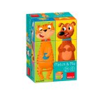 Puzle goula cubos de carton apilables match&mix 6 piezas