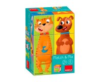 Puzle goula cubos de carton apilables match&mix 6 piezas