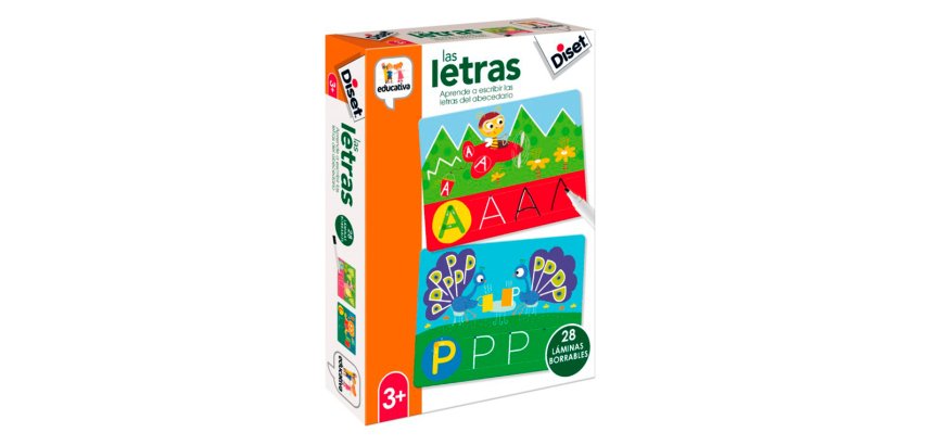 Juego diset didactico las letras