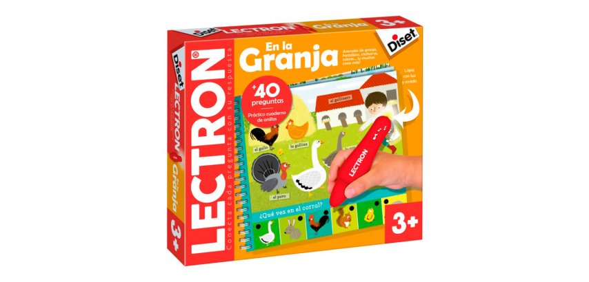 Juego diset didactico lectron en la granja