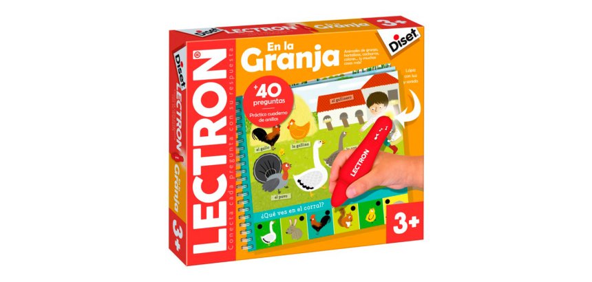 Juego diset didactico lectron en la granja