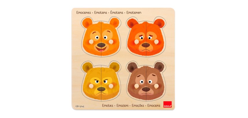 Puzle goula emociones 8 piezas