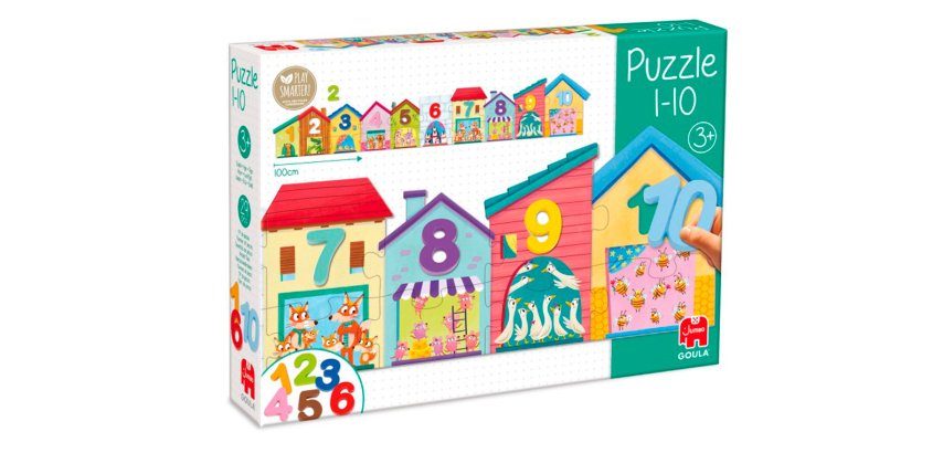 Puzle goula 1-10 duo 20 piezas