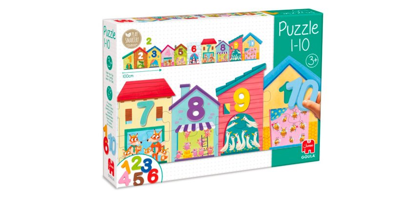Puzle goula 1-10 duo 20 piezas